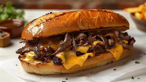  Cheesesteak: Une symphonie de saveurs fondantes qui vous transporteront directement en Pennsylvanie !