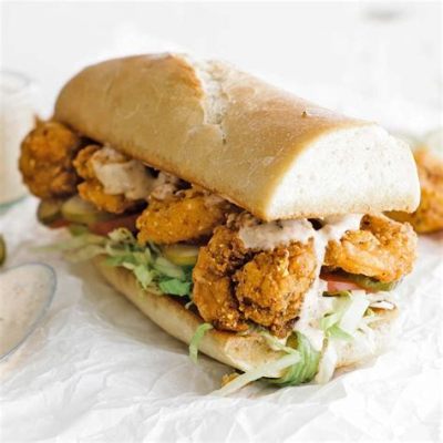  Le Po’Boy: Un Sandwich Délicieux à la Nouvelle-Orleans qui vous Emportera dans une Explosion de Saveurs Créoles !